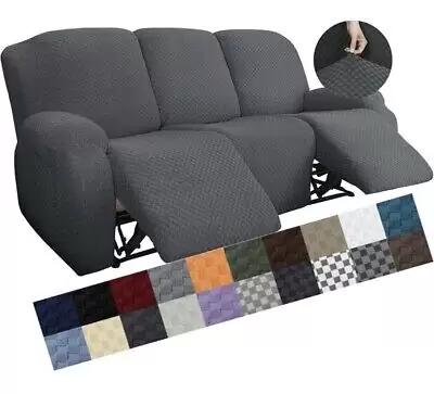 C $250.00 Yemyhom 8 pieces stretch recliner sofa cover | ebay